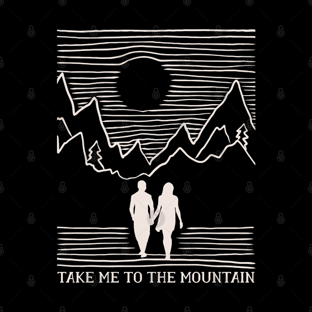 mountain couple by DopamIneArt