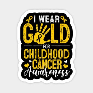 Childhood Cancer Awareness Gift for Kids Magnet