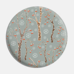 Winter Trees Pin