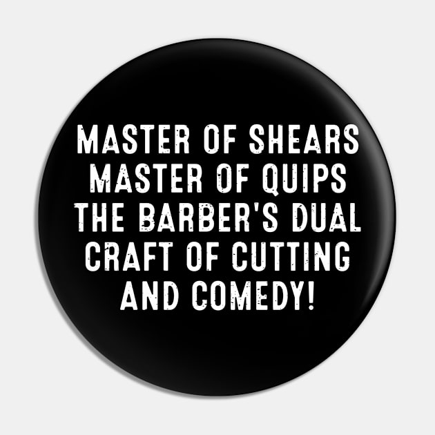 The Barber's Dual Craft of Cutting and Comedy! Pin by trendynoize