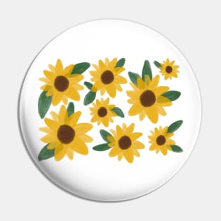 cute yellow sunflowers Pin