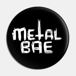 Metal Bae for Metal Music Fan Pin