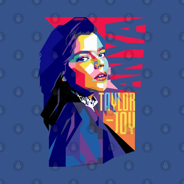 Anya Taylor-Joy Pop Art by Laksana Ardie Store