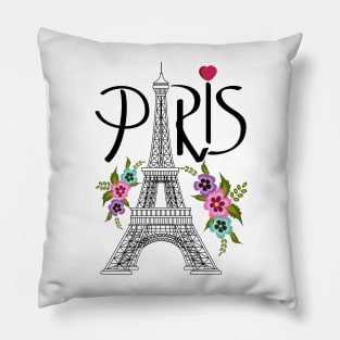 Eiffel Tower Paris Pillow