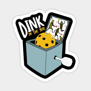 Pickleball Dink in the Box Magnet