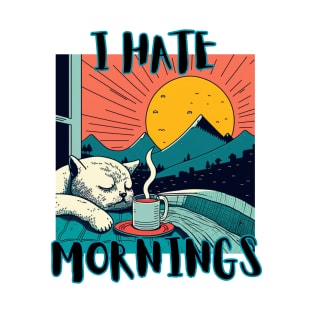 I Hate Mornings T-Shirt