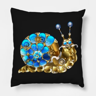 Mechanical Steampunk Snail Pillow