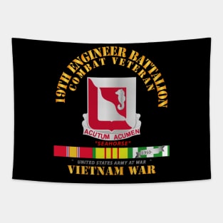 19th Engineer Battalion - w VN SVC Tapestry