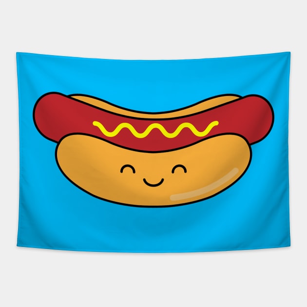 Hot Dog Tapestry by WildSloths