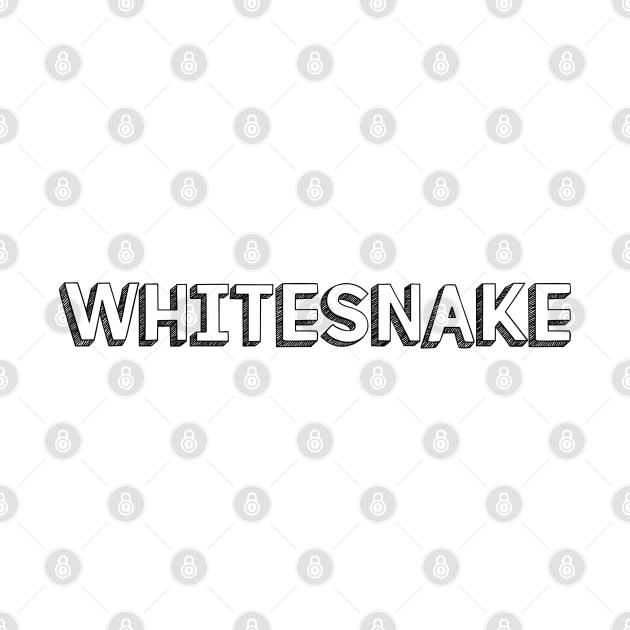 Whitesnake <//> Typography Design by Aqumoet