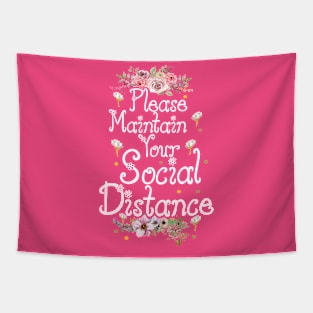 Maintain Social Distance Tapestry