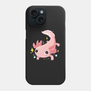 Axolotl illustration Phone Case