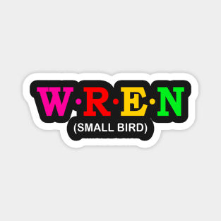 Wren  - Small Bird. Magnet