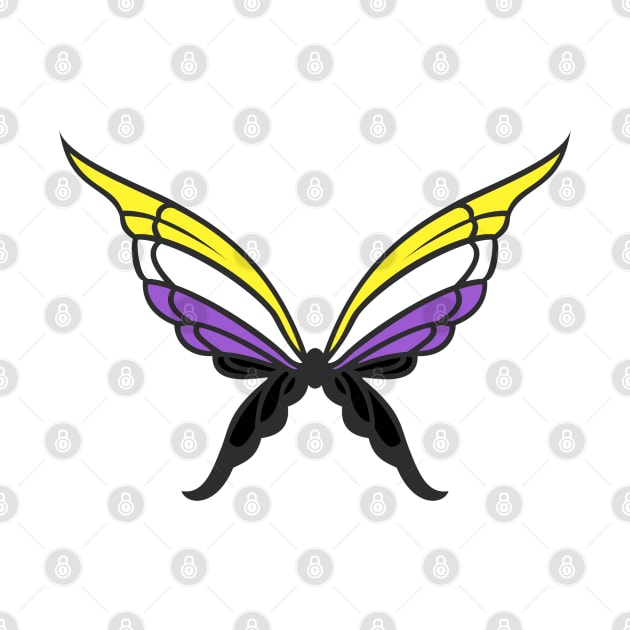 Nonbinary Butterfly by Kaztiel