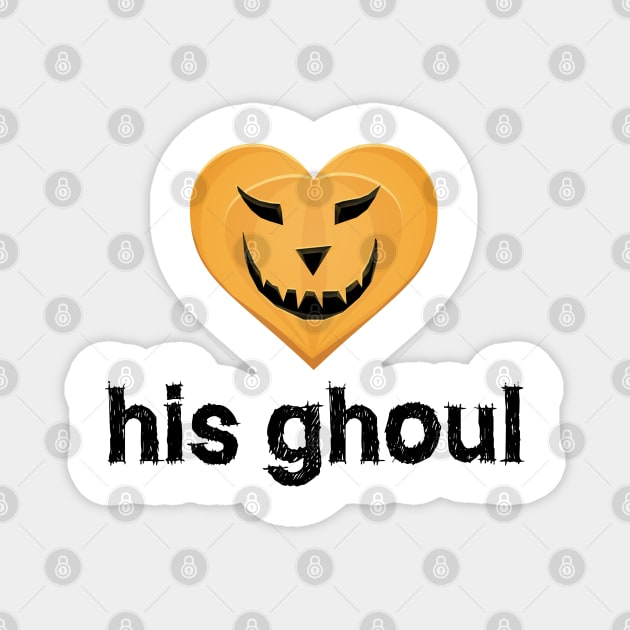 His Ghoul - Matching Couples - Halloween Magnet by TheWanderingFools