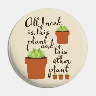 All I need is this plant, plant lady Pin