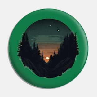 Go Outside, wander but not the lost, hiking Pin