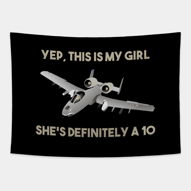 American A 10 Warthog Jet Aircraft Meme A 10 Warthog Tapestry Teepublic