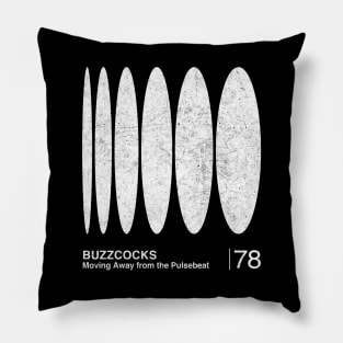 Buzzcocks / Original Minimalist Graphic Fan Artwork Design Pillow