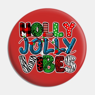 Holly Jolly Vibes Pin