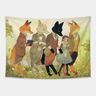 The fox passes Tapestry