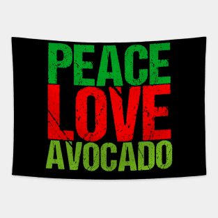 Peace Love Avocados Tapestry