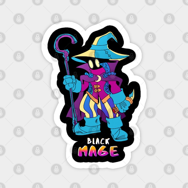 Soul  of black mage Magnet by Sandee15