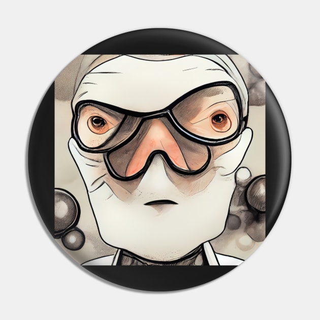 Biochemist | Comics Style Pin by ComicsFactory