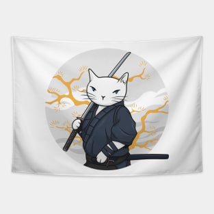 Young master cat of the golden era Tapestry