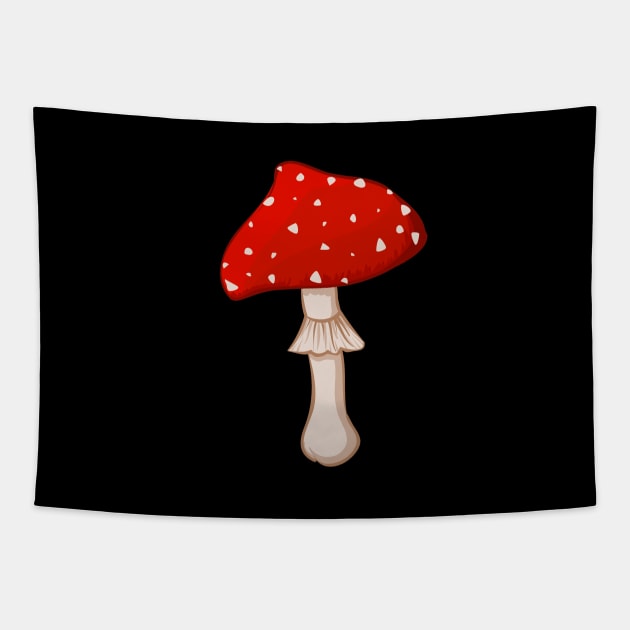 Amanita Mushroom Tapestry by TambuStore