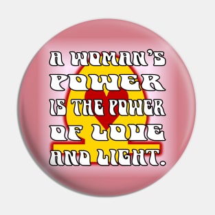 Woman's Power Pin