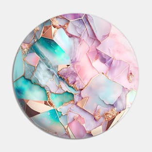 Abstract watercolor marble Pin