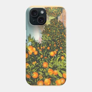 Oranges and Snow in Southern California Postcard Phone Case