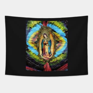 Our Lady of Guadalupe Mexican Virgin Mary Mexico Aztec Tilma 20-103 Tapestry