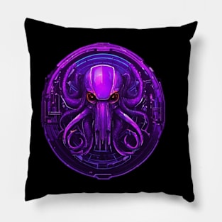 Cyberpunk Octopus Kraken Pillow