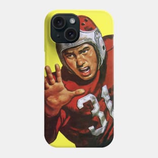 Vintage Sports Football Player Running Back No. 31 Phone Case