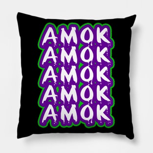 Halloween Amok Amok Amok 90s Movie Quote Pillow