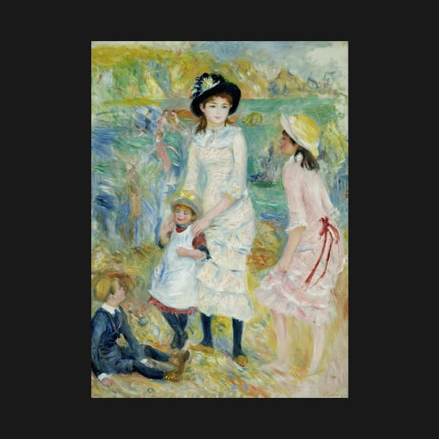 Children on the Seashore, Guernsey by Auguste Renoir by Classic Art Stall