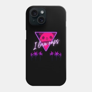 Cute Panda Cyberpunk - I Love Naps - Kawaii Panda #12 Phone Case