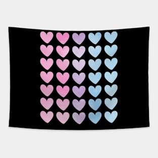 Colorful Heart Valentine's day Tapestry