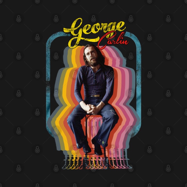 George Carlin Retro Fade by AricGazza