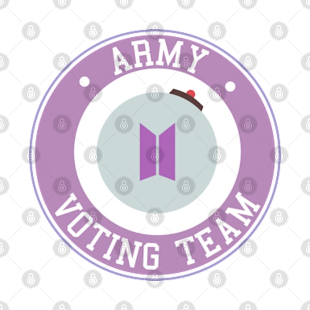 BTS ARMY voting team logo by Oricca