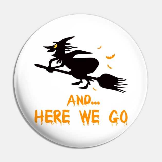 Witch Crafty On A Dark Desert Highways Halloween Pin by Pannolinno