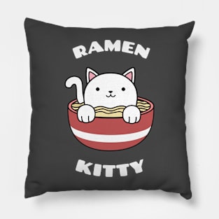 Ramen Kitty Pillow