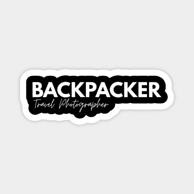 Backpacker Magnet by Masewok