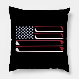 American Golf Flag Pillow