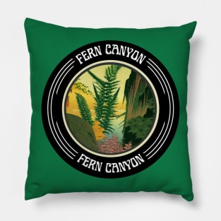 Wild Fern Canyon Hike Trail Camping and Hiking Pillow