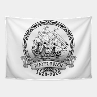 Mayflower Ship 400th Anniversary 1620- 2020 Tapestry