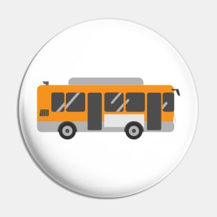 Bus Funny Nursery Cartoon Drawing Design Pin