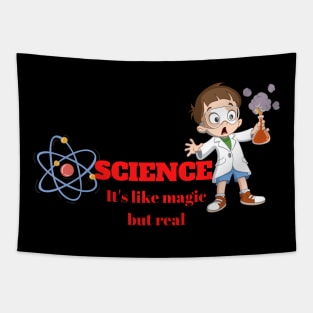 Science It's like Magic but Real Tapestry